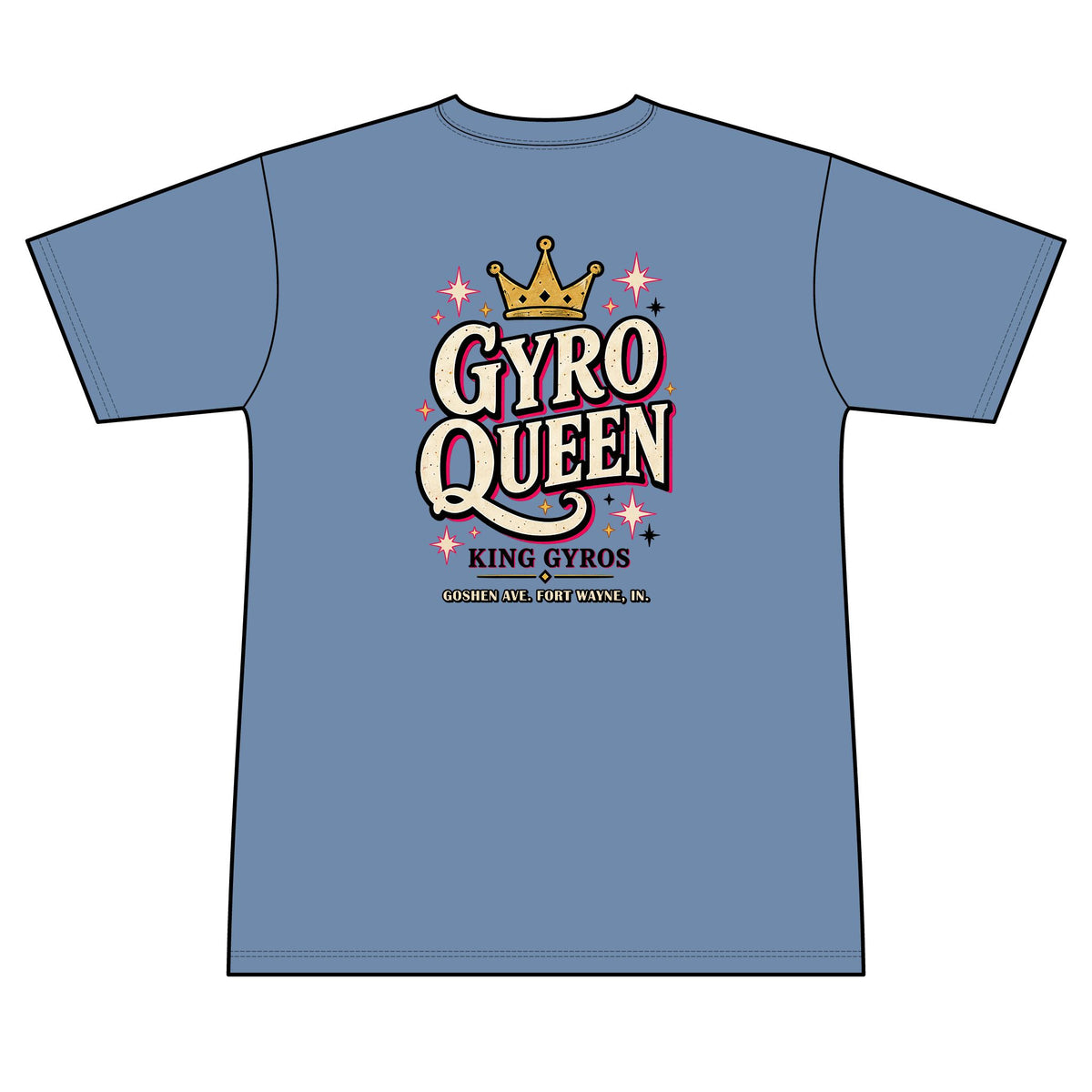 Gyro Queen 100% Polyester Unisex Tee