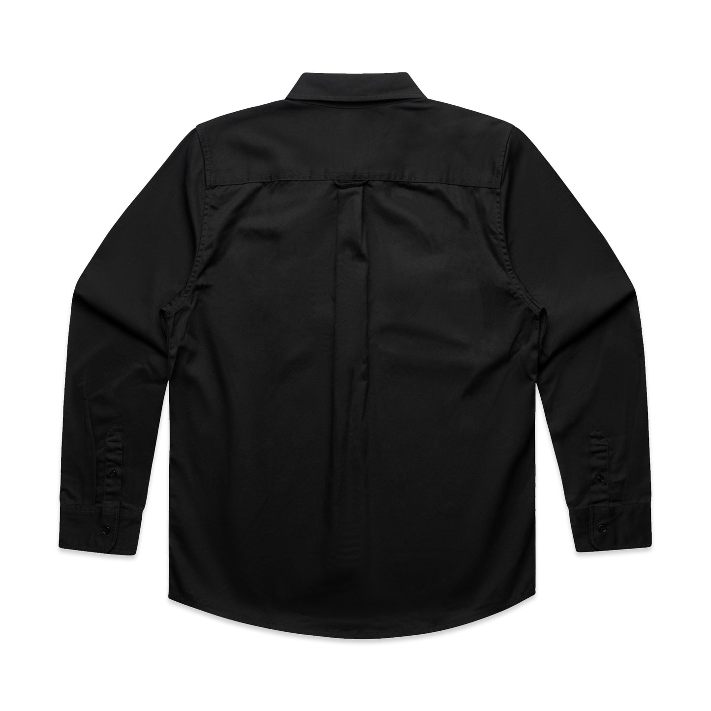 Embordered Workwear Long Sleeve Work Shirt