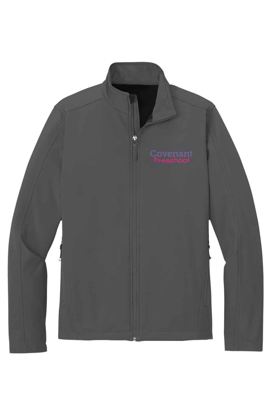 Embordered Men's Soft Shell Jacket