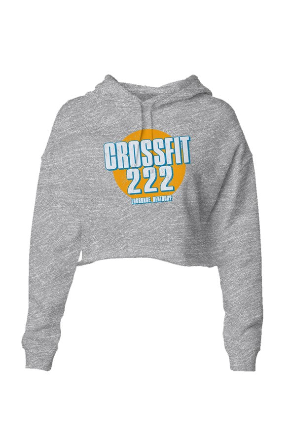 Vintage Logo Lightweight Crop Hoodie