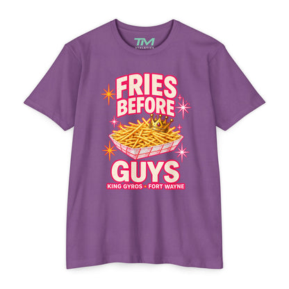 Fries Before Guys - Lightweight CVC Unisex Tee