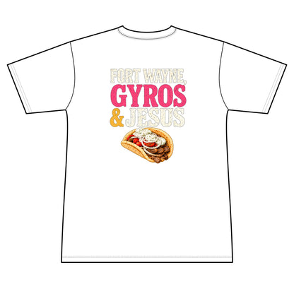 Fort Wayne, Gyros & Jesus - 100% Polyester Unisex Tee
