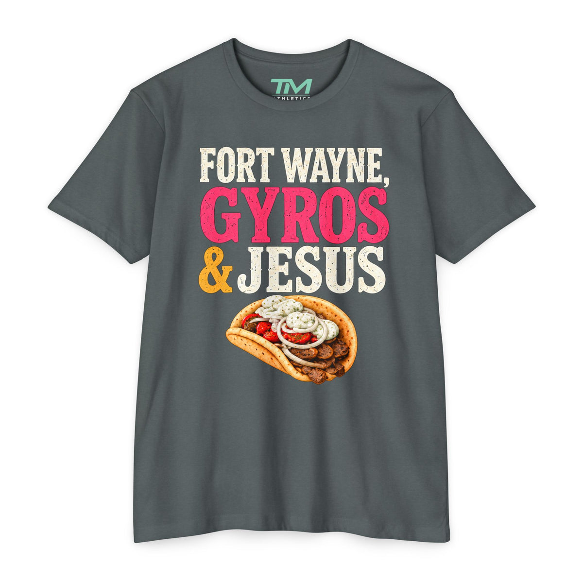 Gyros & Jesus - Lightweight CVC Unisex Tee