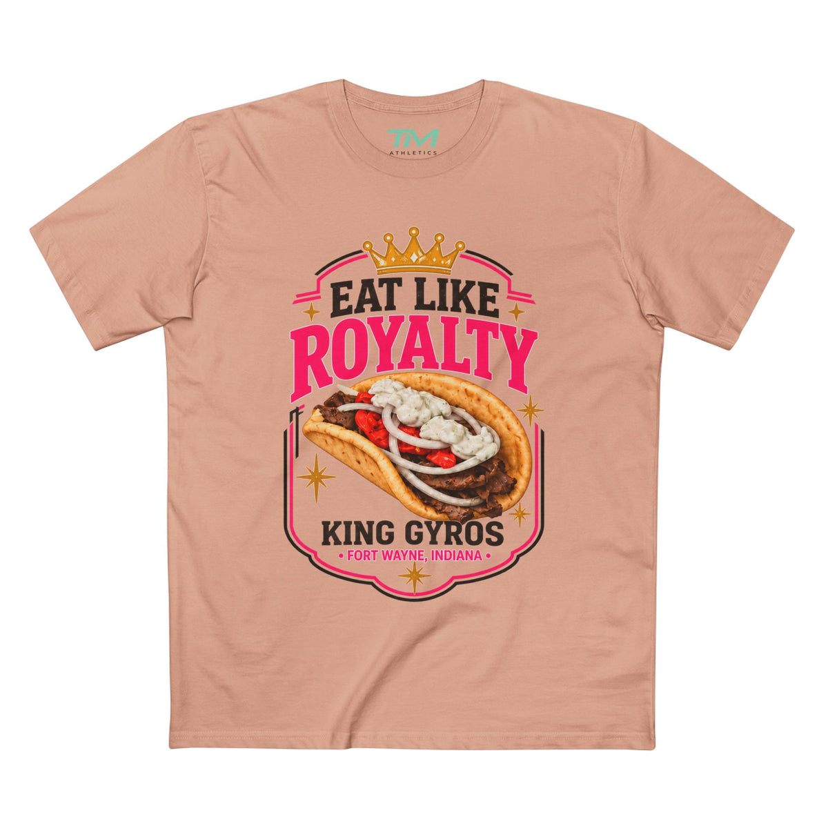 Eat Like Royalty - Midweight Cotton Unisex Tee