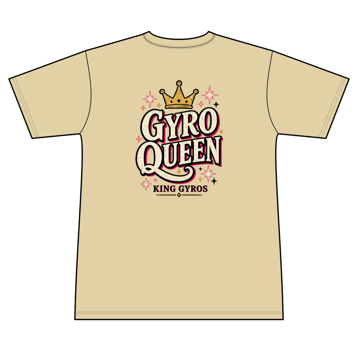 Gyro Queen - 100% Polyester Unisex Tee