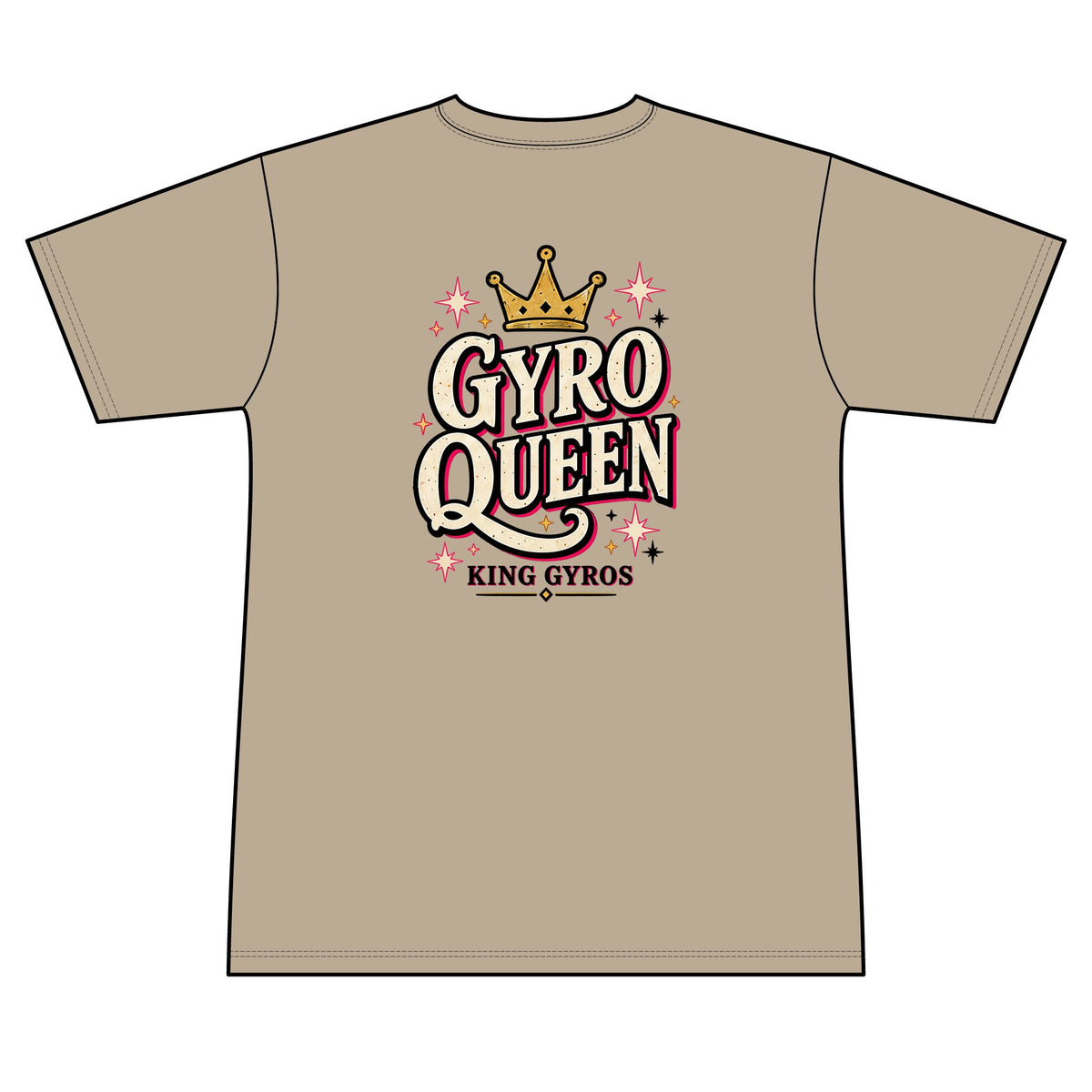 Gyro Queen - 100% Polyester Unisex Tee