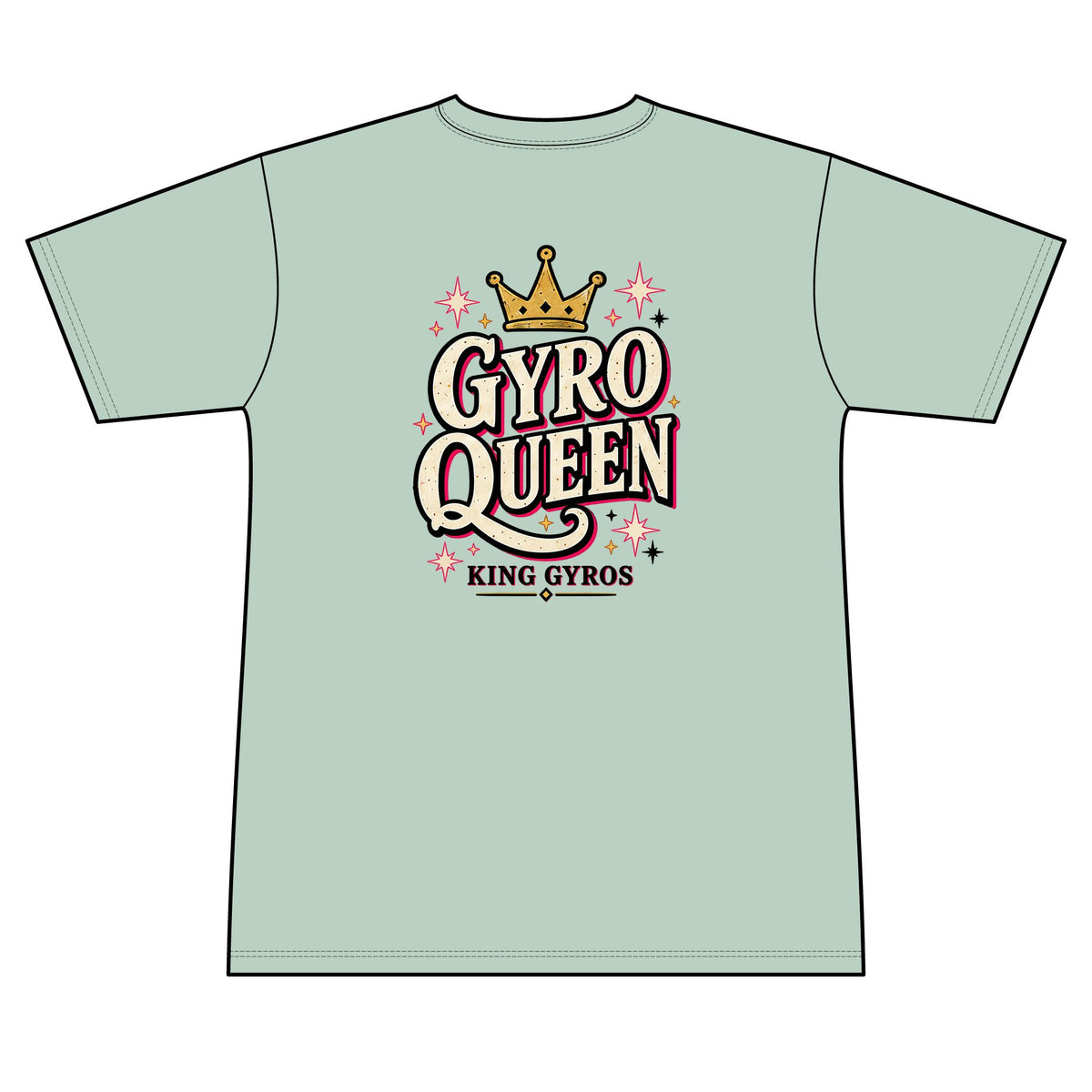 Gyro Queen - 100% Polyester Unisex Tee