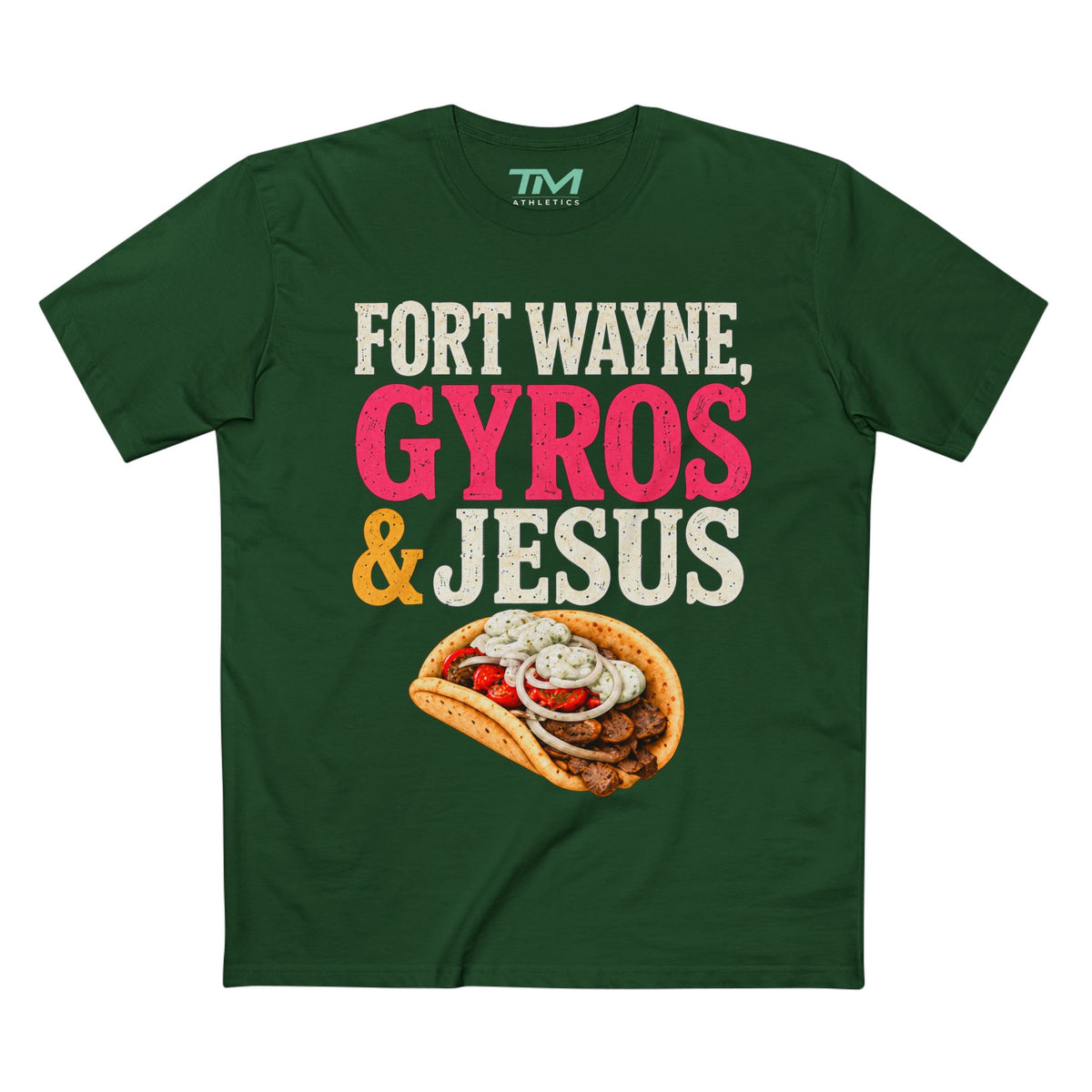 Gyros & Jesus - Midweight Cotton Unisex Tee