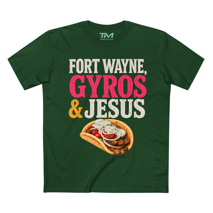 Gyros & Jesus - Midweight Cotton Unisex Tee