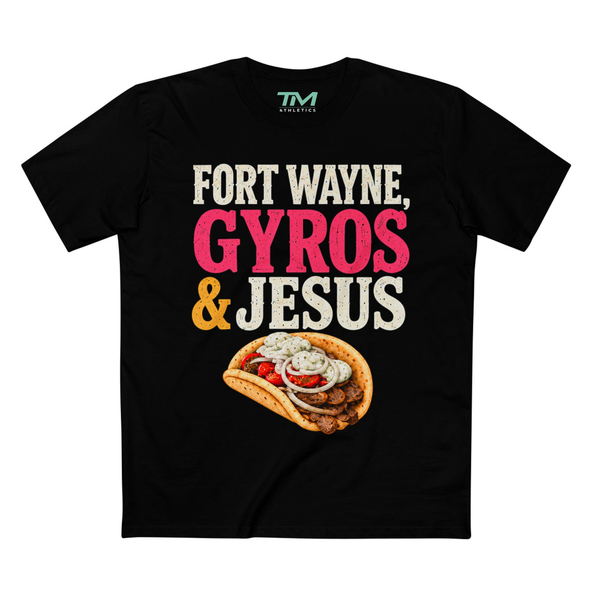 Gyros & Jesus - Midweight Cotton Unisex Tee