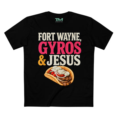 Gyros & Jesus - Midweight Cotton Unisex Tee