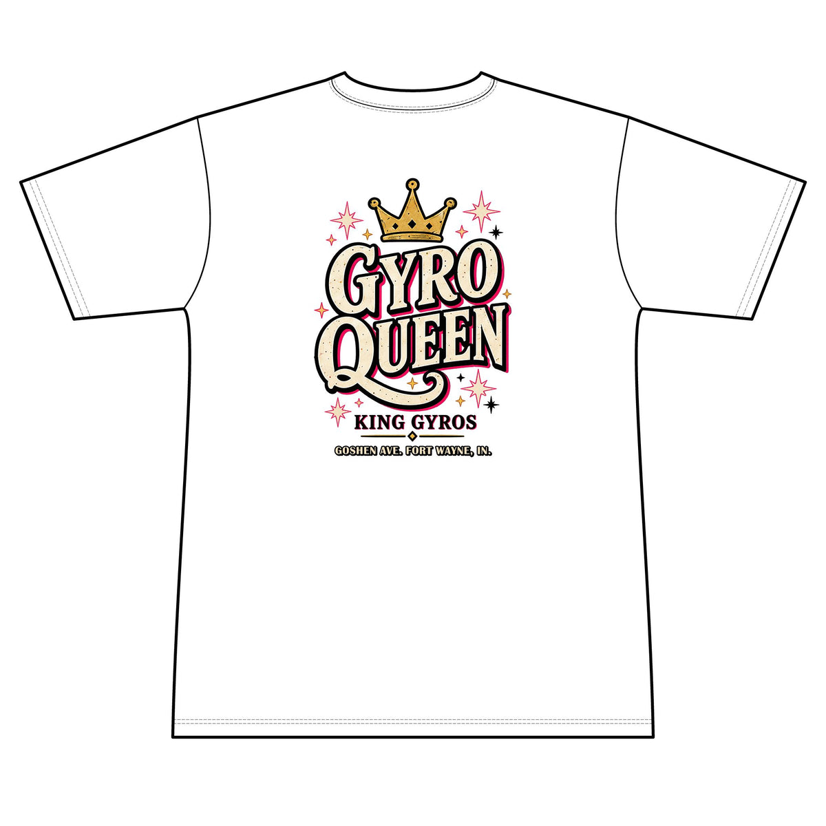 Gyro Queen 100% Polyester Unisex Tee