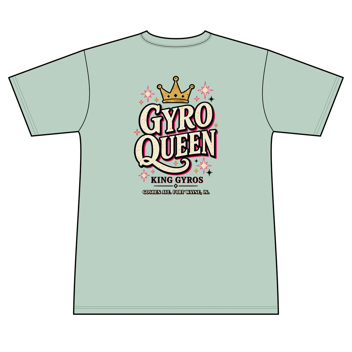 Gyro Queen 100% Polyester Unisex Tee