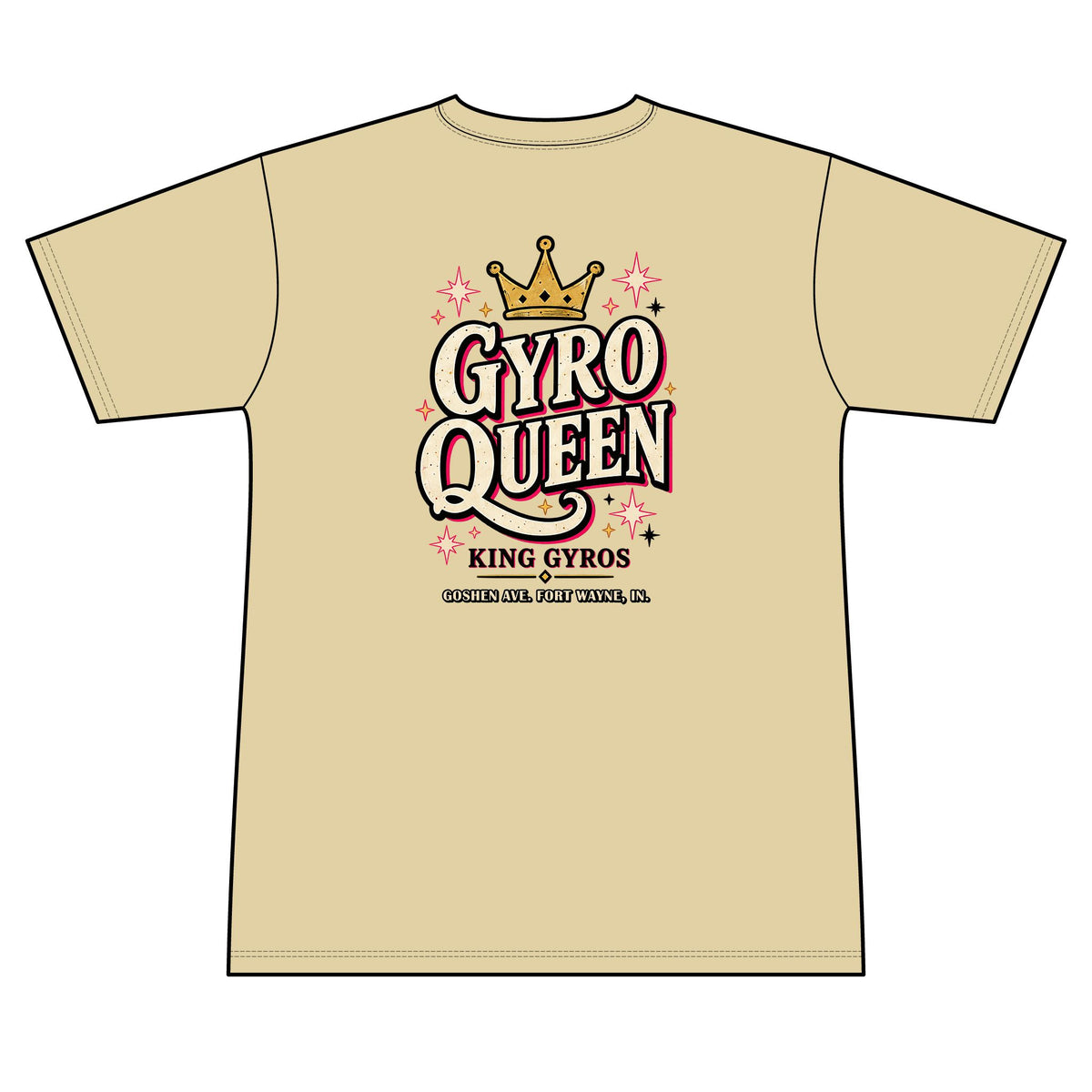 Gyro Queen 100% Polyester Unisex Tee