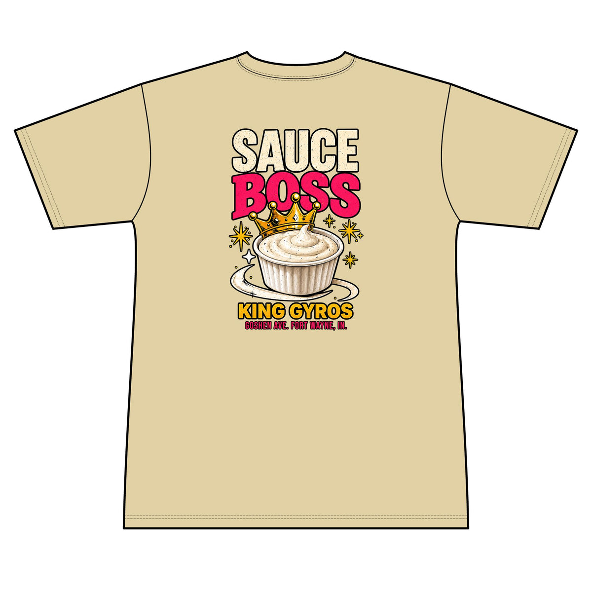 Sauce Boss 100% Polyester Unisex Tee