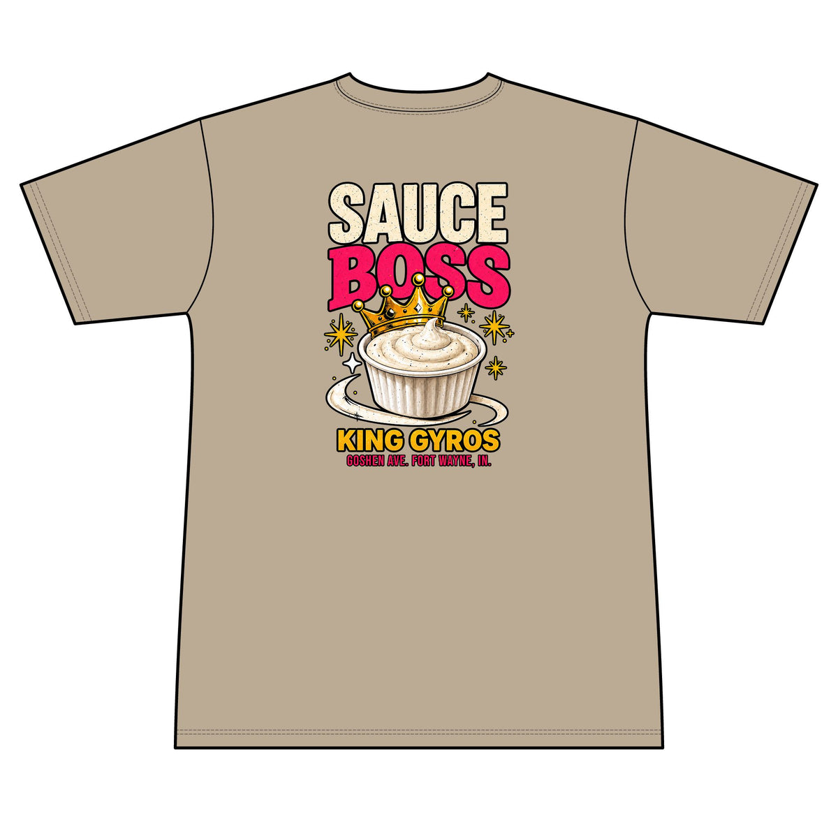 Sauce Boss 100% Polyester Unisex Tee