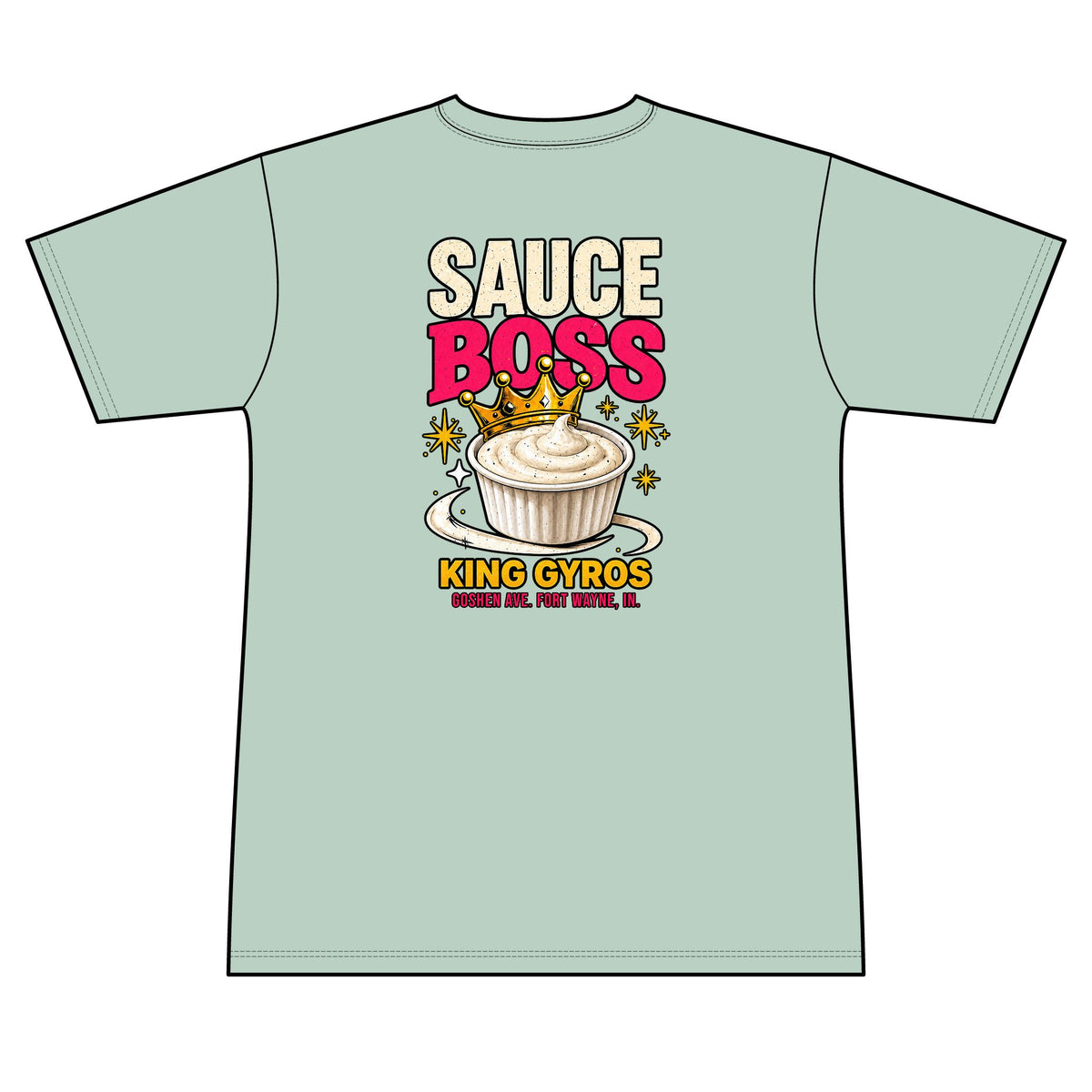 Sauce Boss 100% Polyester Unisex Tee