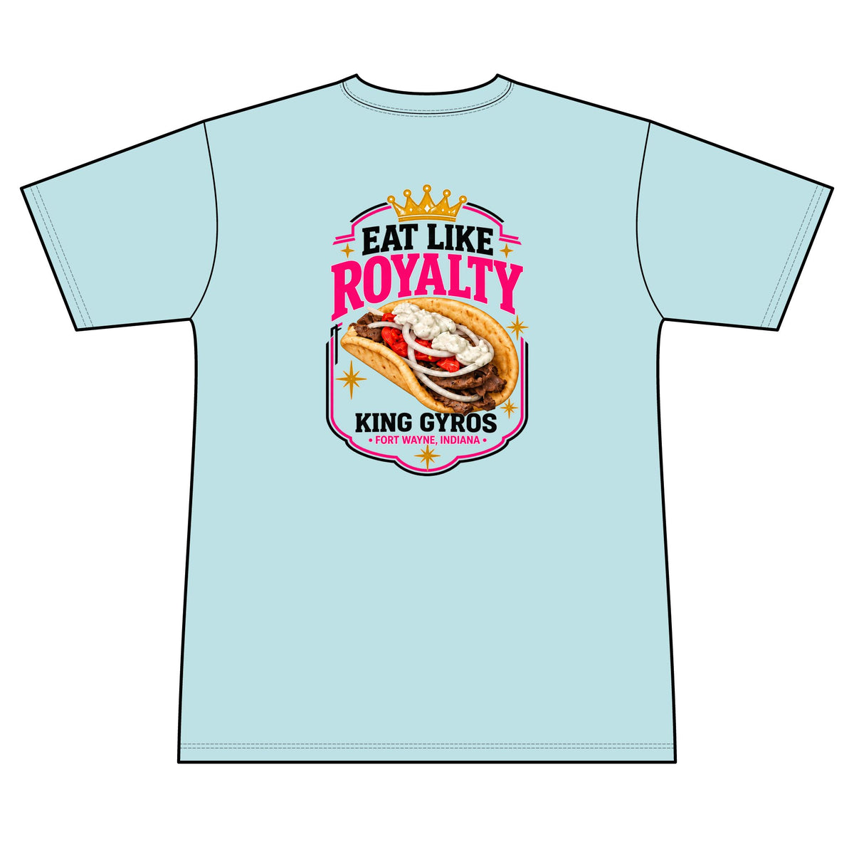 Eat Like Royalty - 100% Polyester Unisex Tee