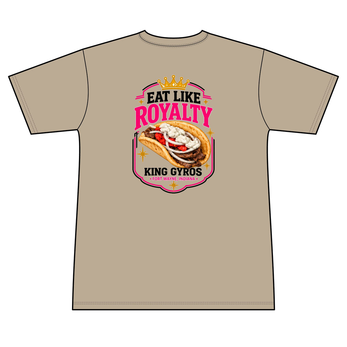 Eat Like Royalty - 100% Polyester Unisex Tee