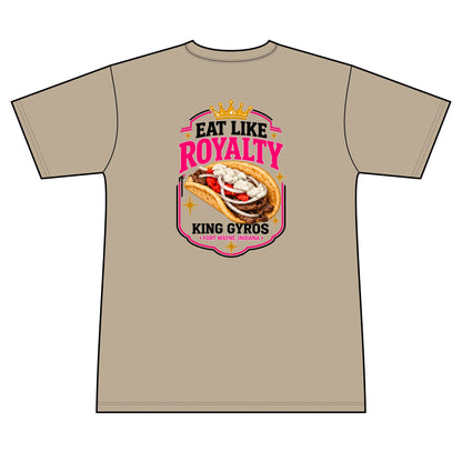 Eat Like Royalty - 100% Polyester Unisex Tee