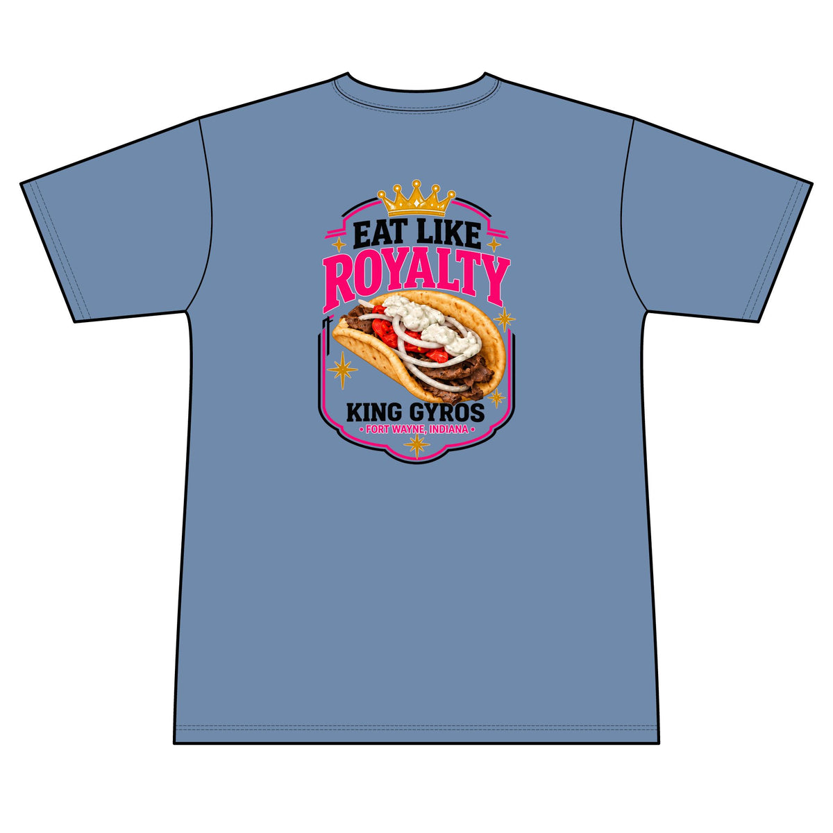 Eat Like Royalty - 100% Polyester Unisex Tee
