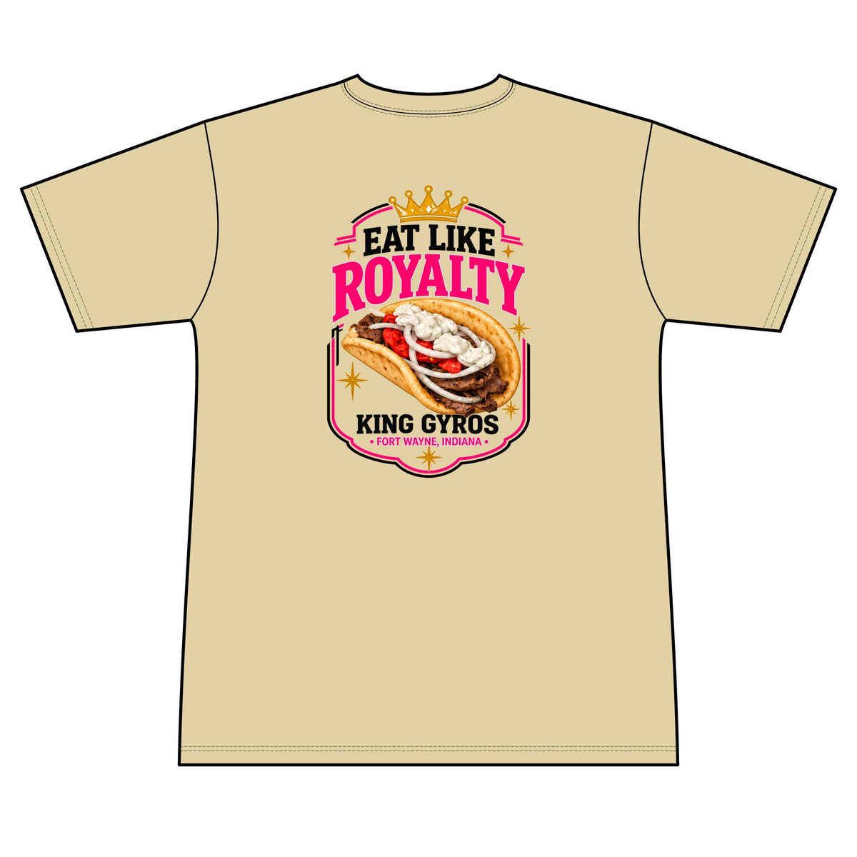 Eat Like Royalty - 100% Polyester Unisex Tee