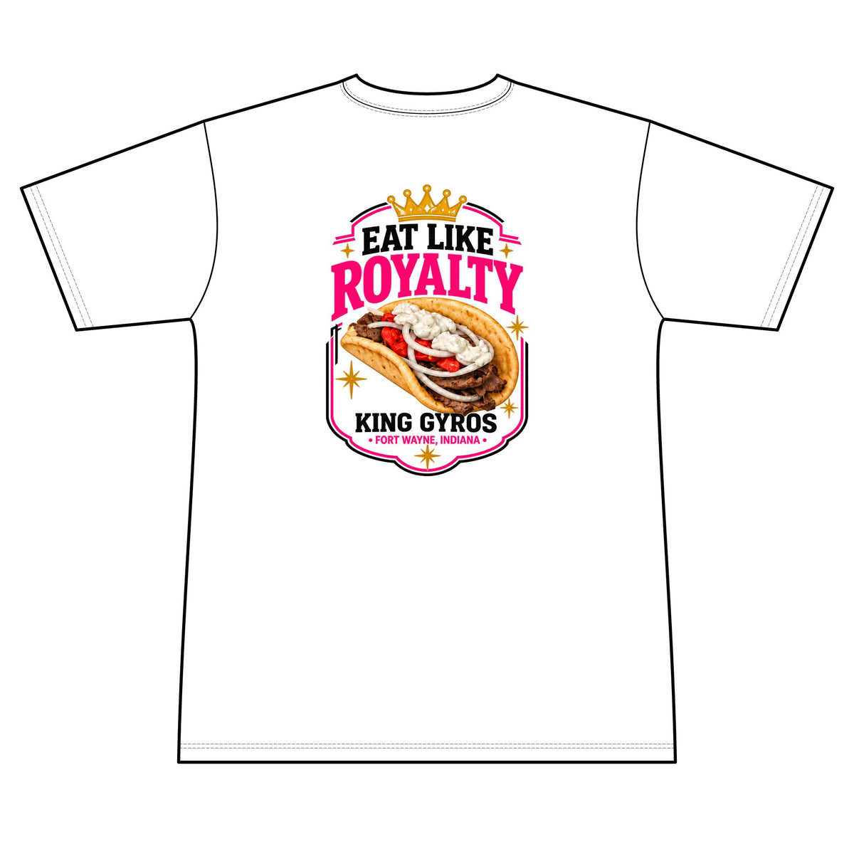 Eat Like Royalty - 100% Polyester Unisex Tee