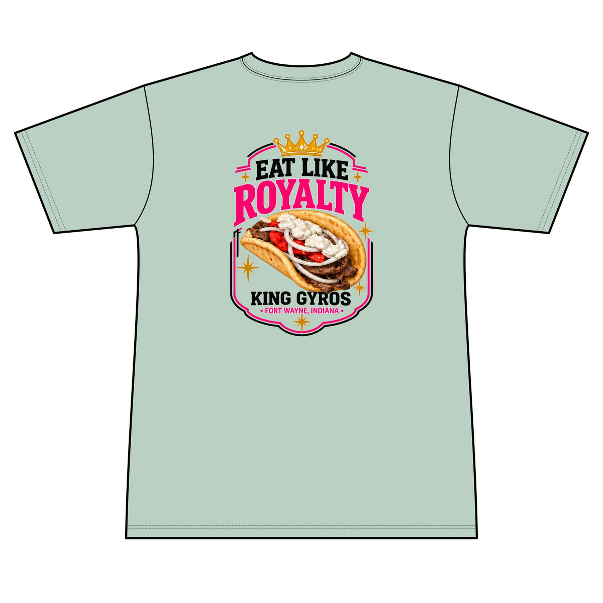 Eat Like Royalty - 100% Polyester Unisex Tee