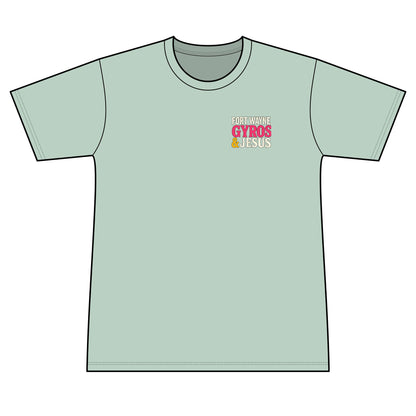 Fort Wayne, Gyros & Jesus - 100% Polyester Unisex Tee