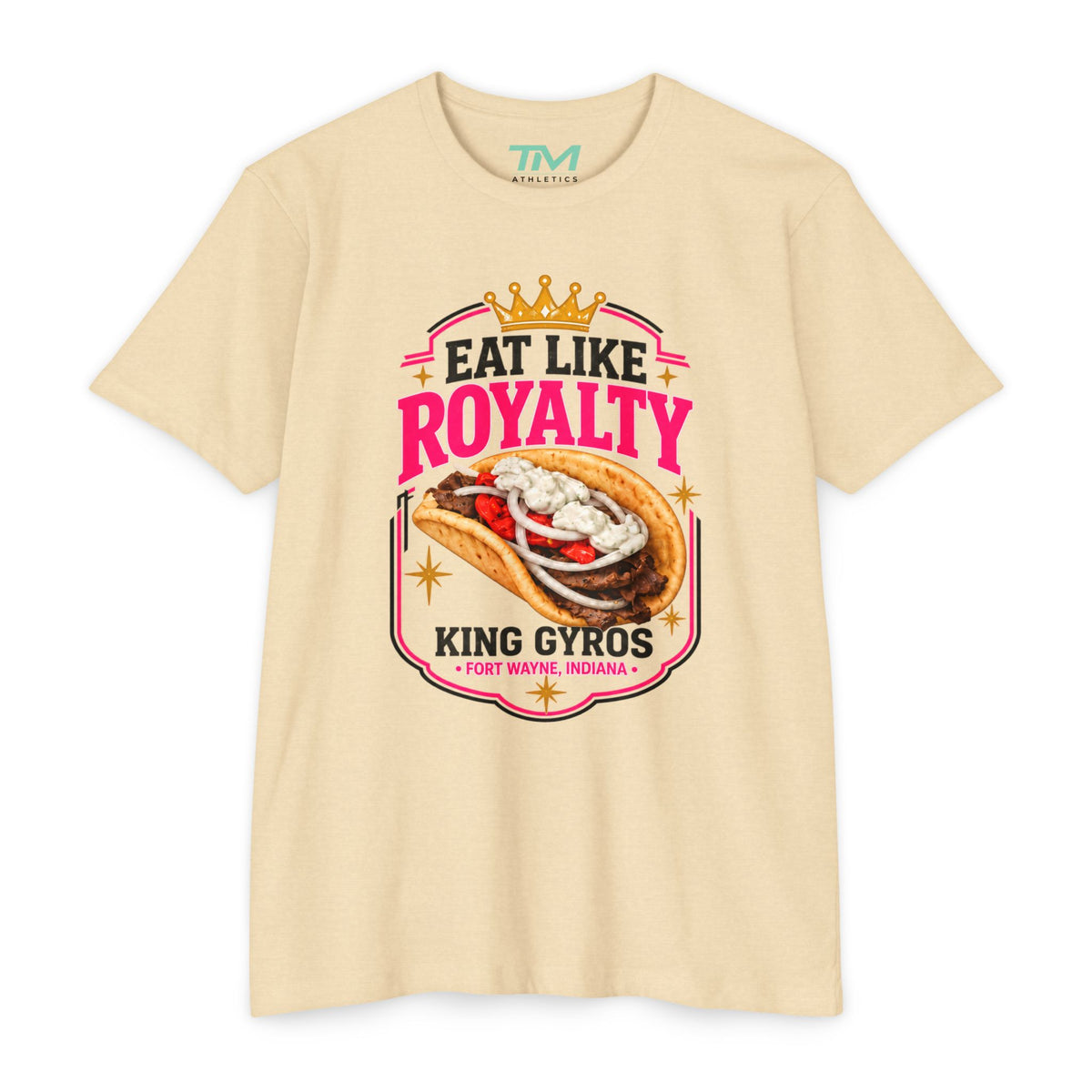 Eat Like Royalty - Lightweight CVC Unisex Tee
