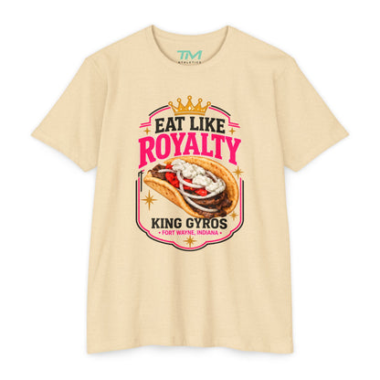 Eat Like Royalty - Lightweight CVC Unisex Tee