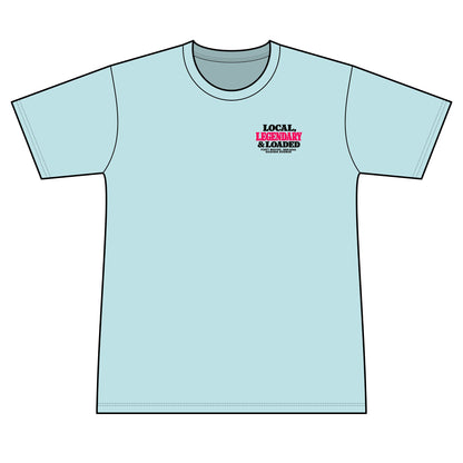 Legendary and Loaded 100% Polyester Unisex Tee