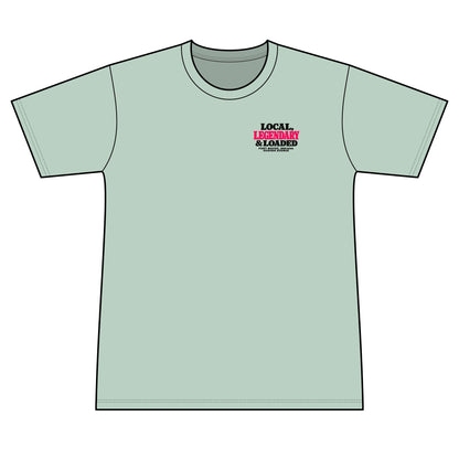 Legendary and Loaded 100% Polyester Unisex Tee