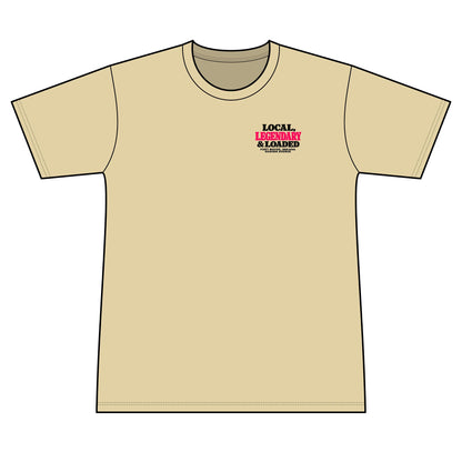 Legendary and Loaded 100% Polyester Unisex Tee