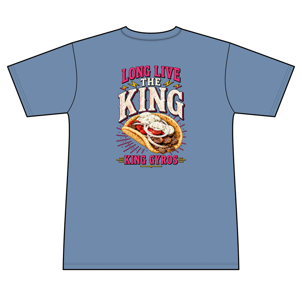 Long Live the King - 100% Polyester Unisex Tee