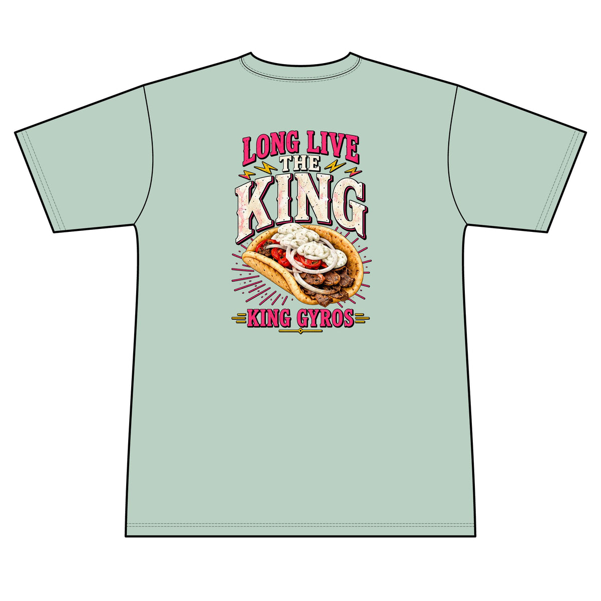 Long Live the King - 100% Polyester Unisex Tee