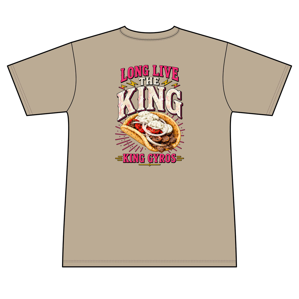 Long Live the King - 100% Polyester Unisex Tee