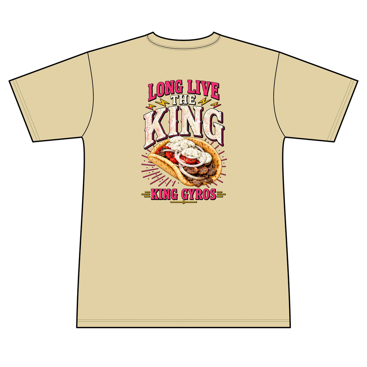 Long Live the King - 100% Polyester Unisex Tee