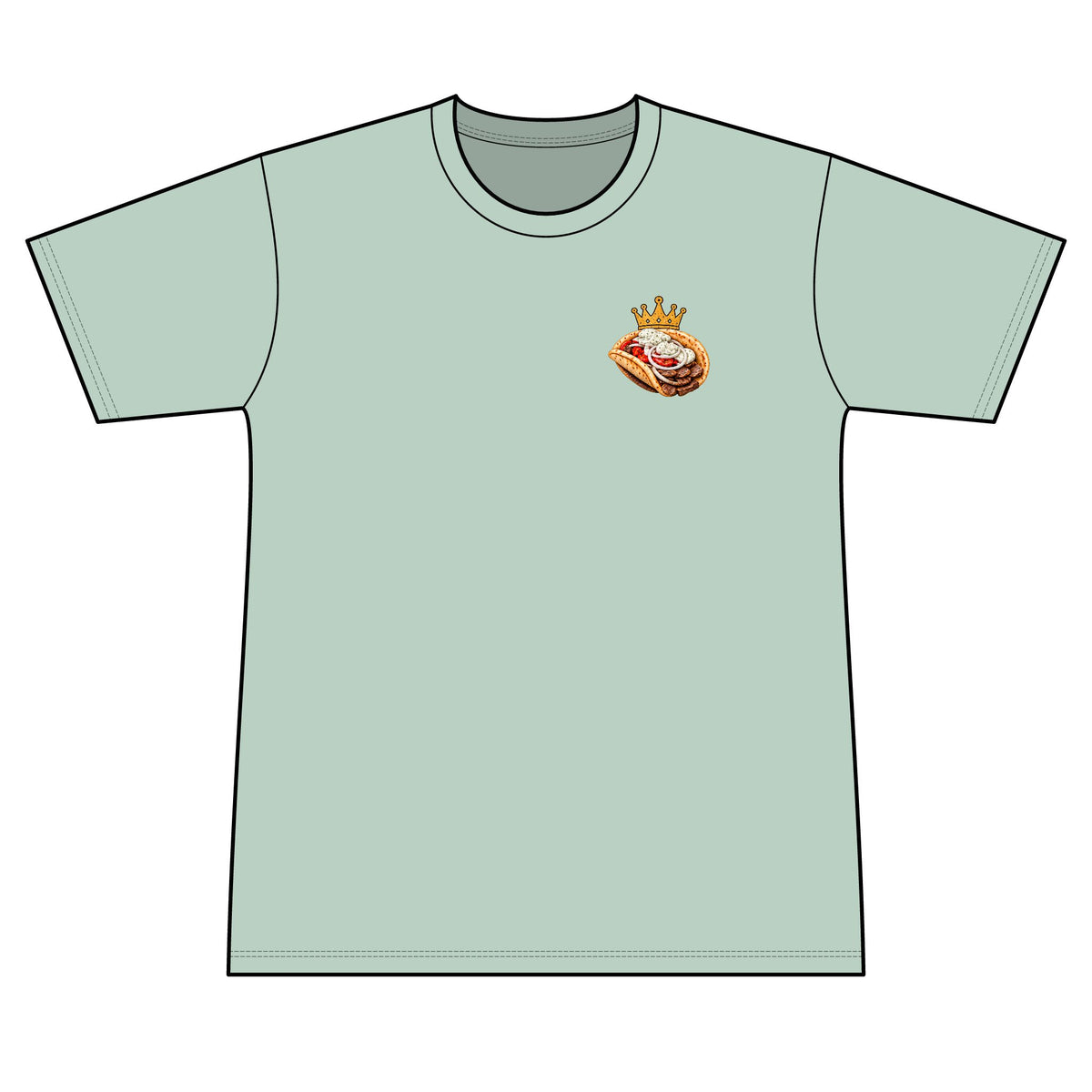 Eat Like Royalty - 100% Polyester Unisex Tee