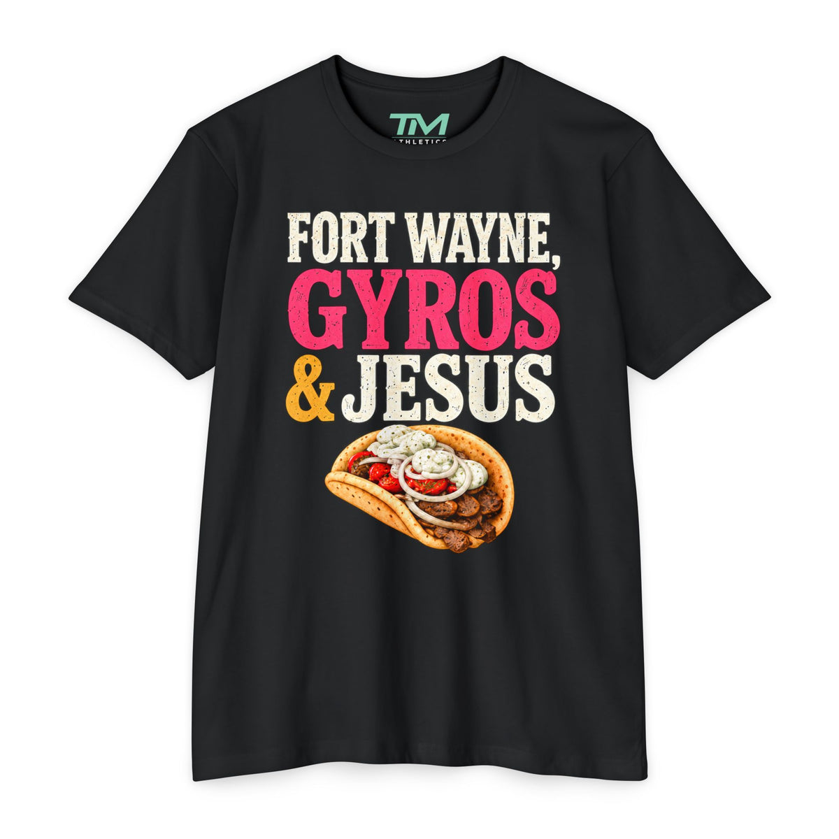 Gyros & Jesus - Lightweight CVC Unisex Tee