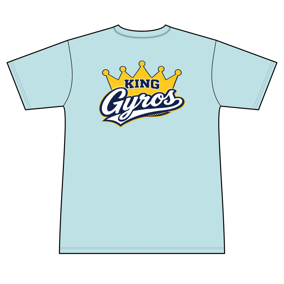 King Gyros - 100% Polyester Unisex Tee