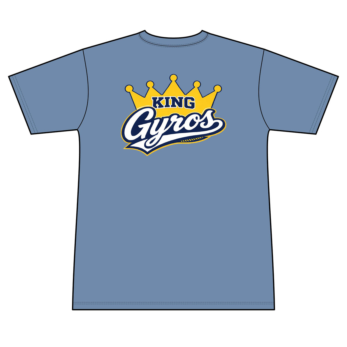 King Gyros - 100% Polyester Unisex Tee