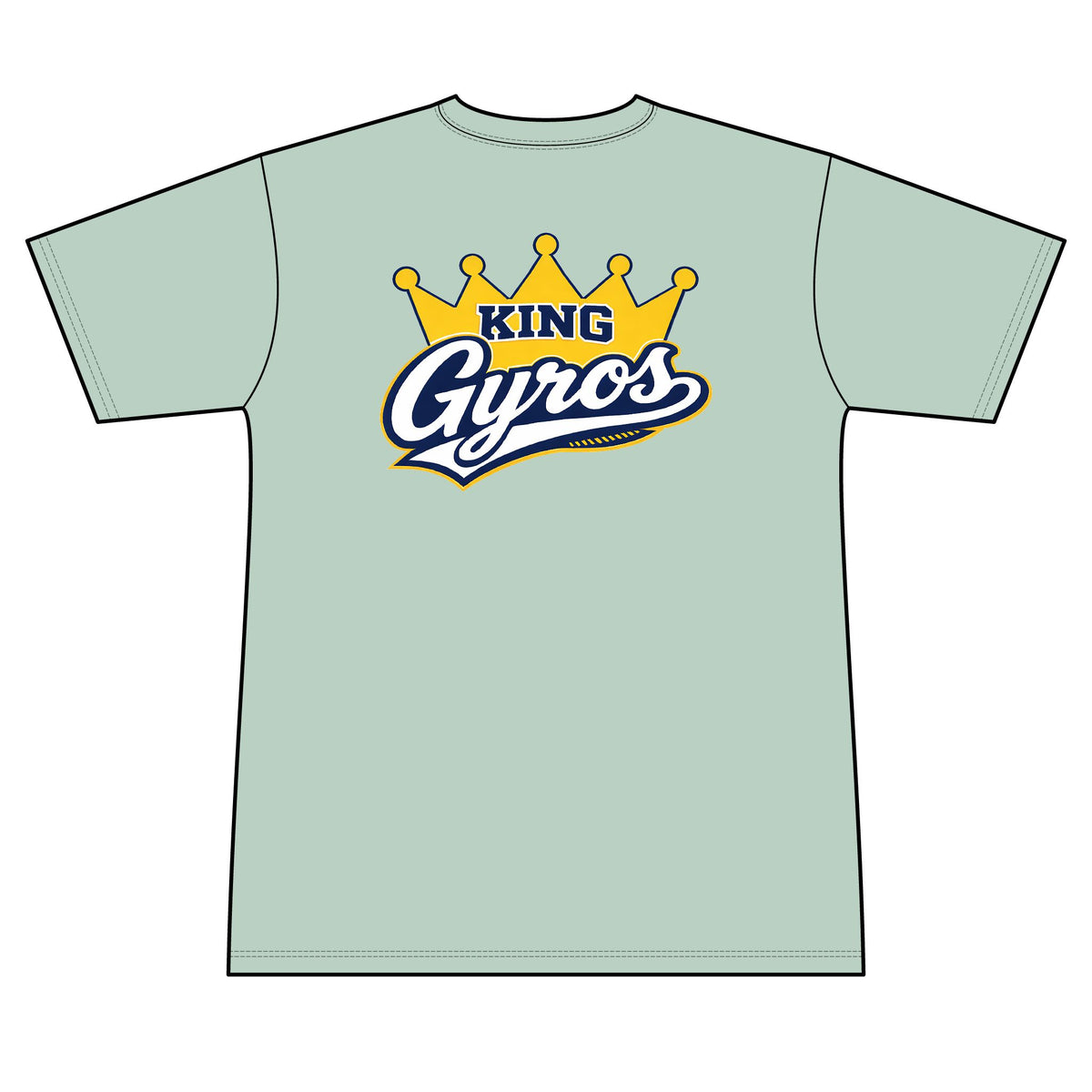 King Gyros - 100% Polyester Unisex Tee