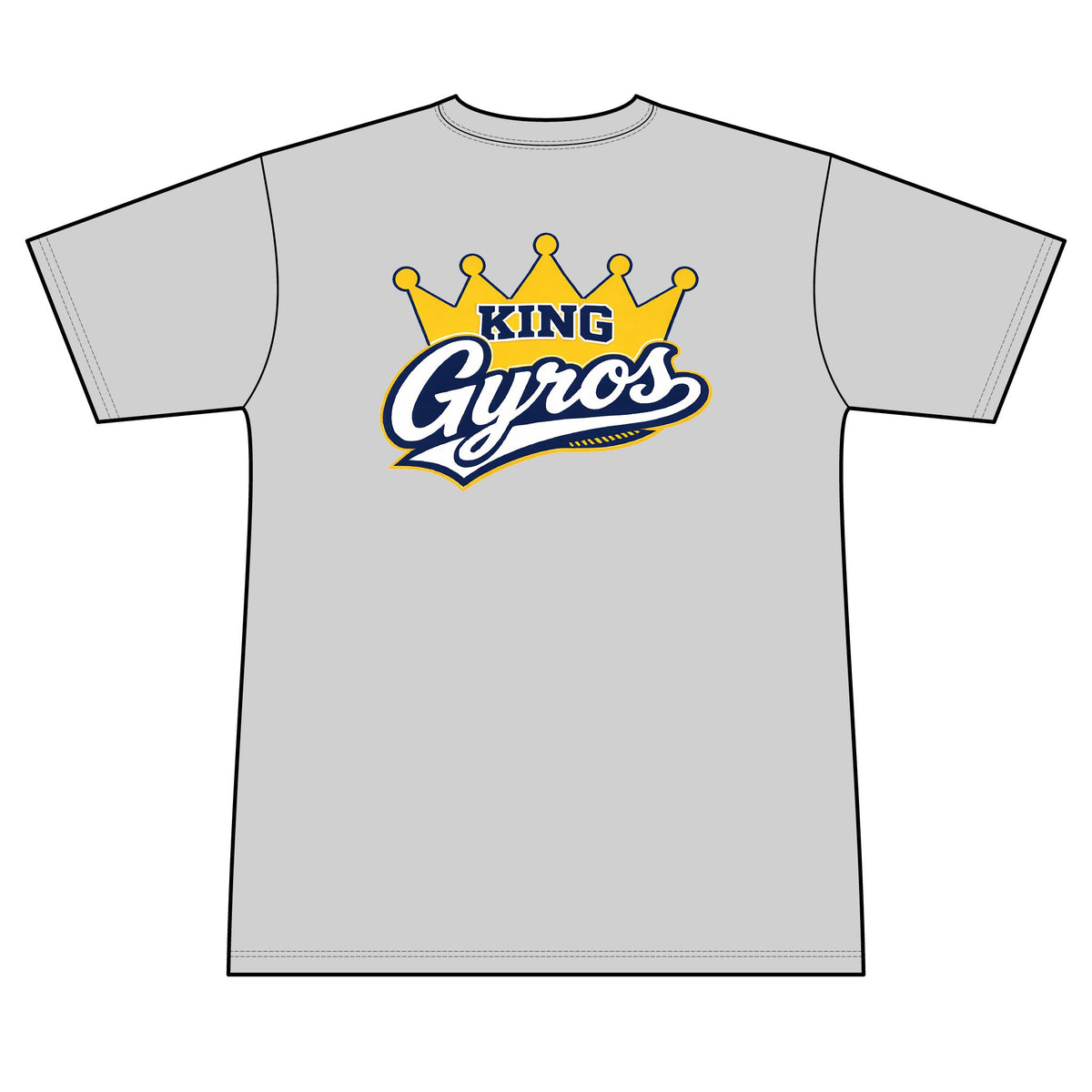 King Gyros - 100% Polyester Unisex Tee