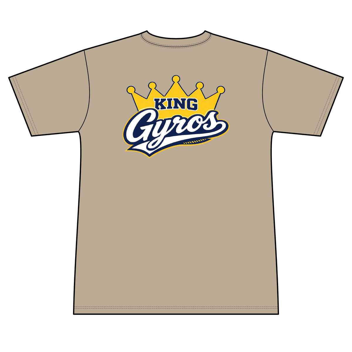 King Gyros - 100% Polyester Unisex Tee