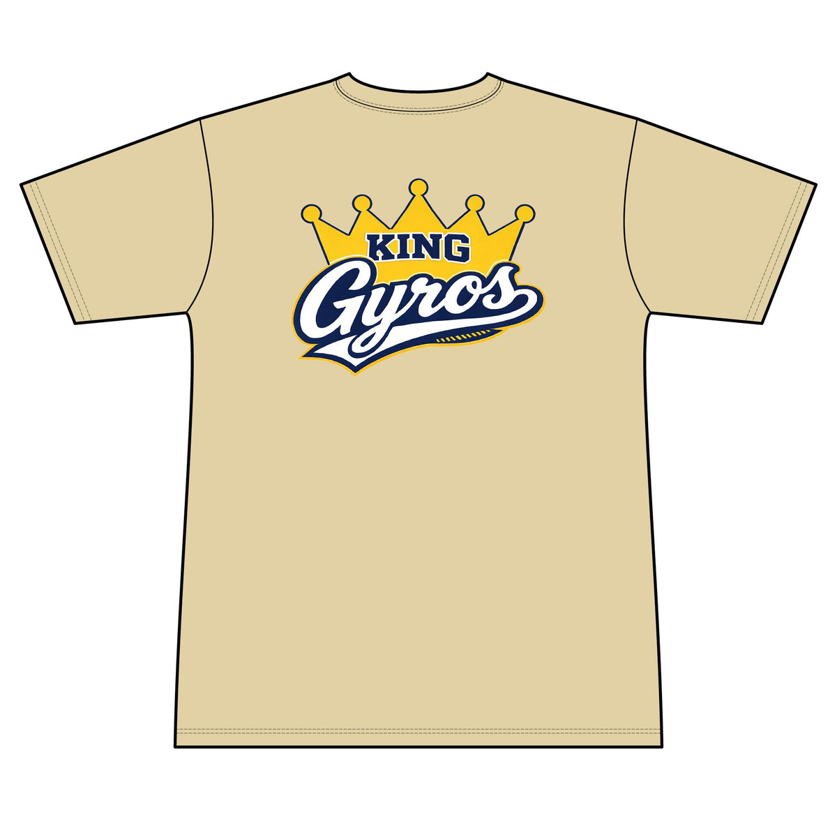 King Gyros - 100% Polyester Unisex Tee