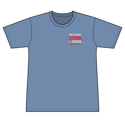 Gyros and Jesus 100% Polyester Unisex Tee