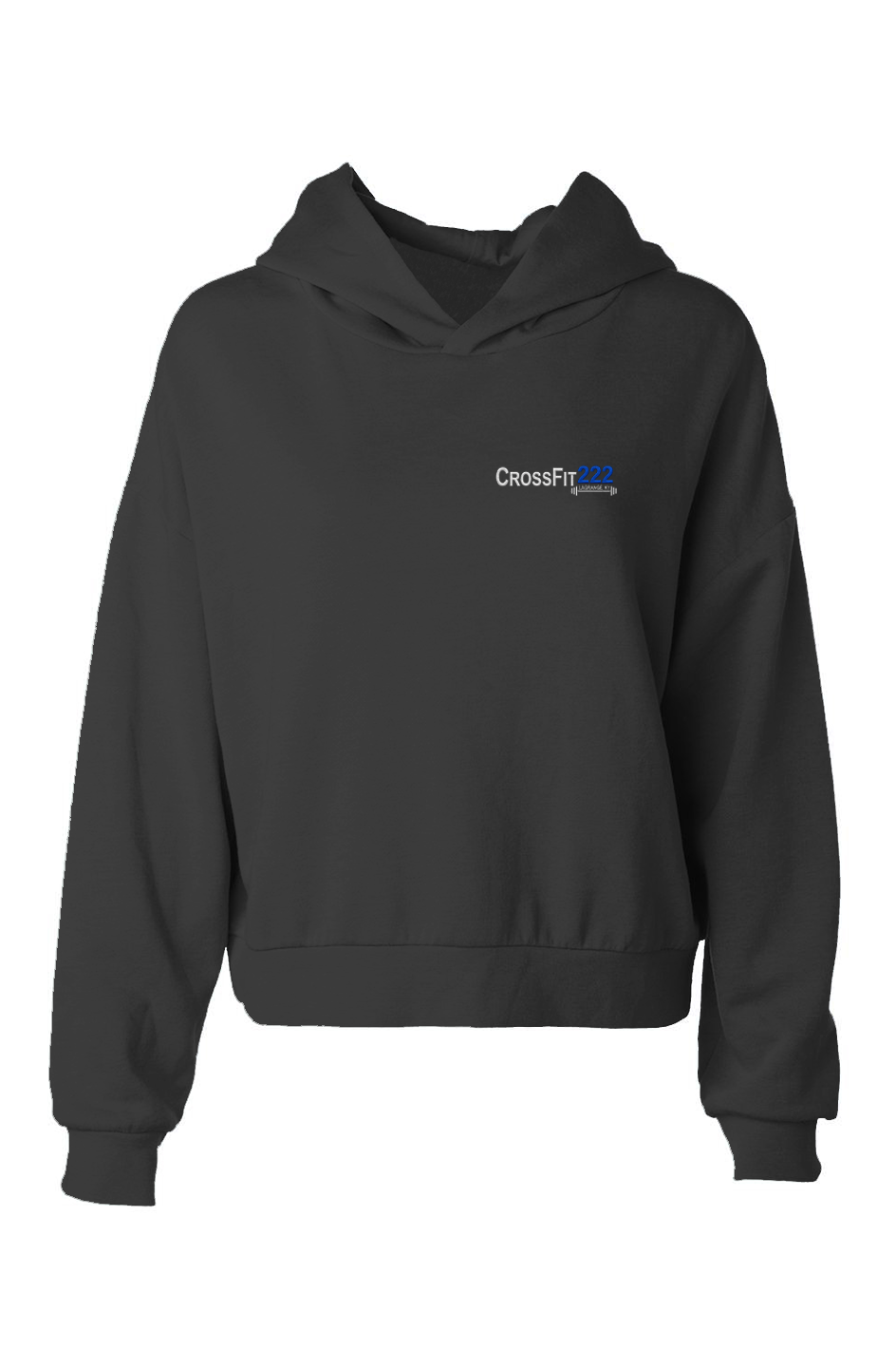 Embroidered Cropped Performance Hoodie
