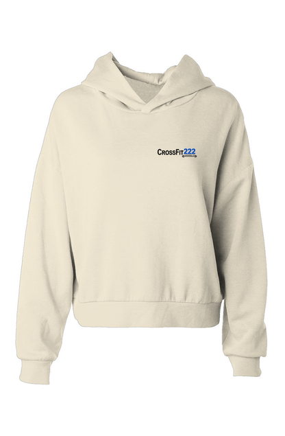 Embroidered Cropped Performance Hoodie