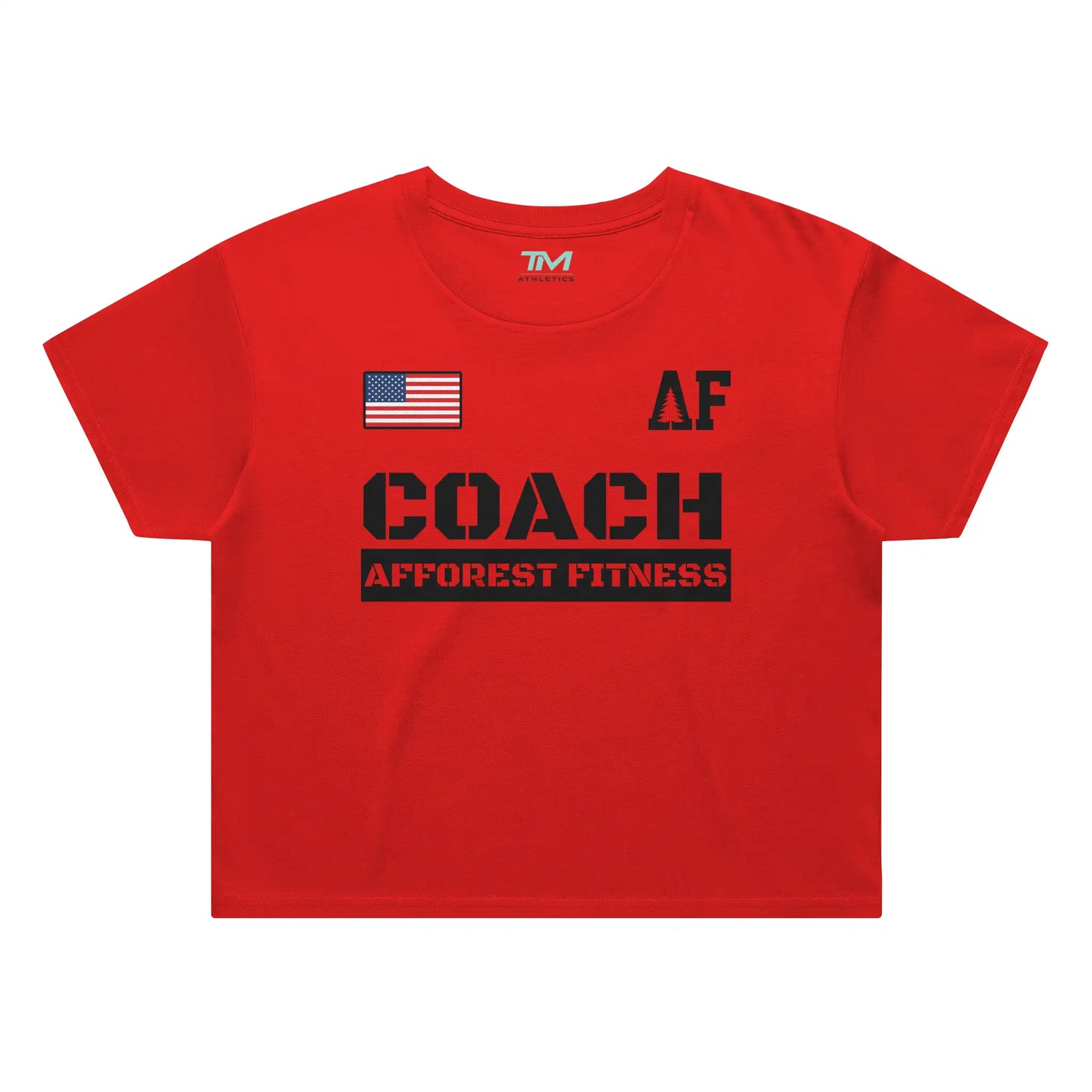 Afforest Fitness Coaches Crop Top